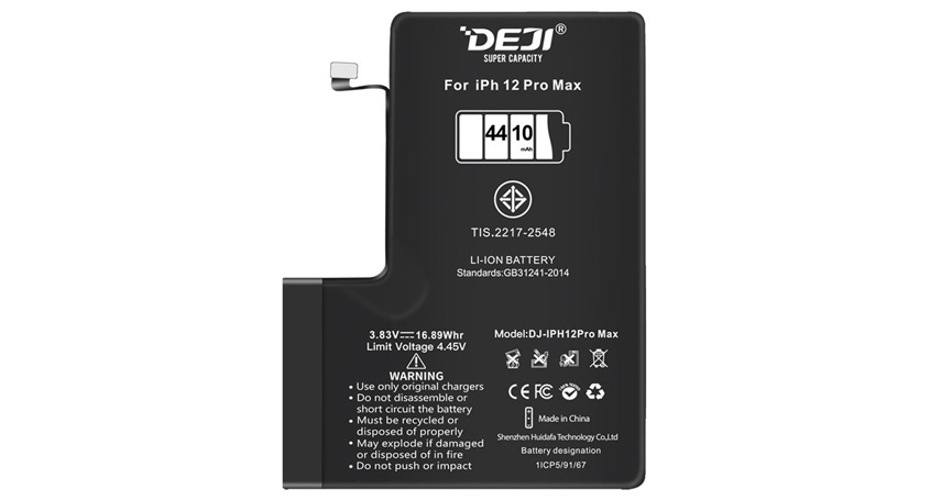 Pin iPhone 12 Pro Max Dung Lượng cao 4410mAh Deji