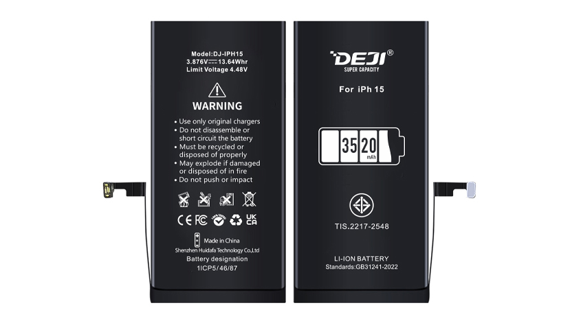 Pin iPhone 15 Dung Lượng cao 3520mAh Deji