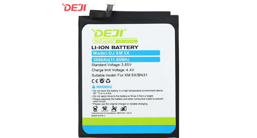Pin Deji - Xiaomi BN31 3080mAh cho điện thoại Note 5A, Mi A1, Mi5X.