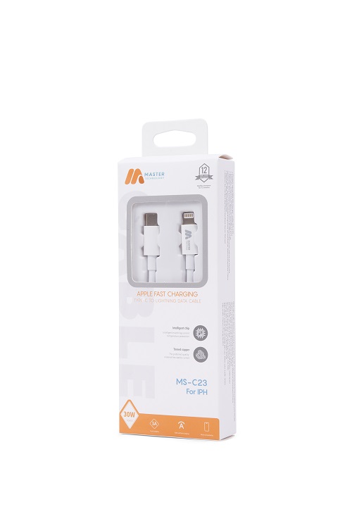Cáp sạc nhanh Master MS-C23 30W ( C to L )