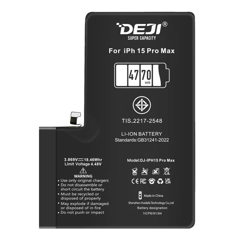Pin Iphone DEJI 15 Pro Max Dung Lượng Cao 4770mAh