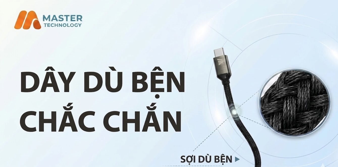 Cáp sạc nhanh Master 30W MS-C36 (C-L) 