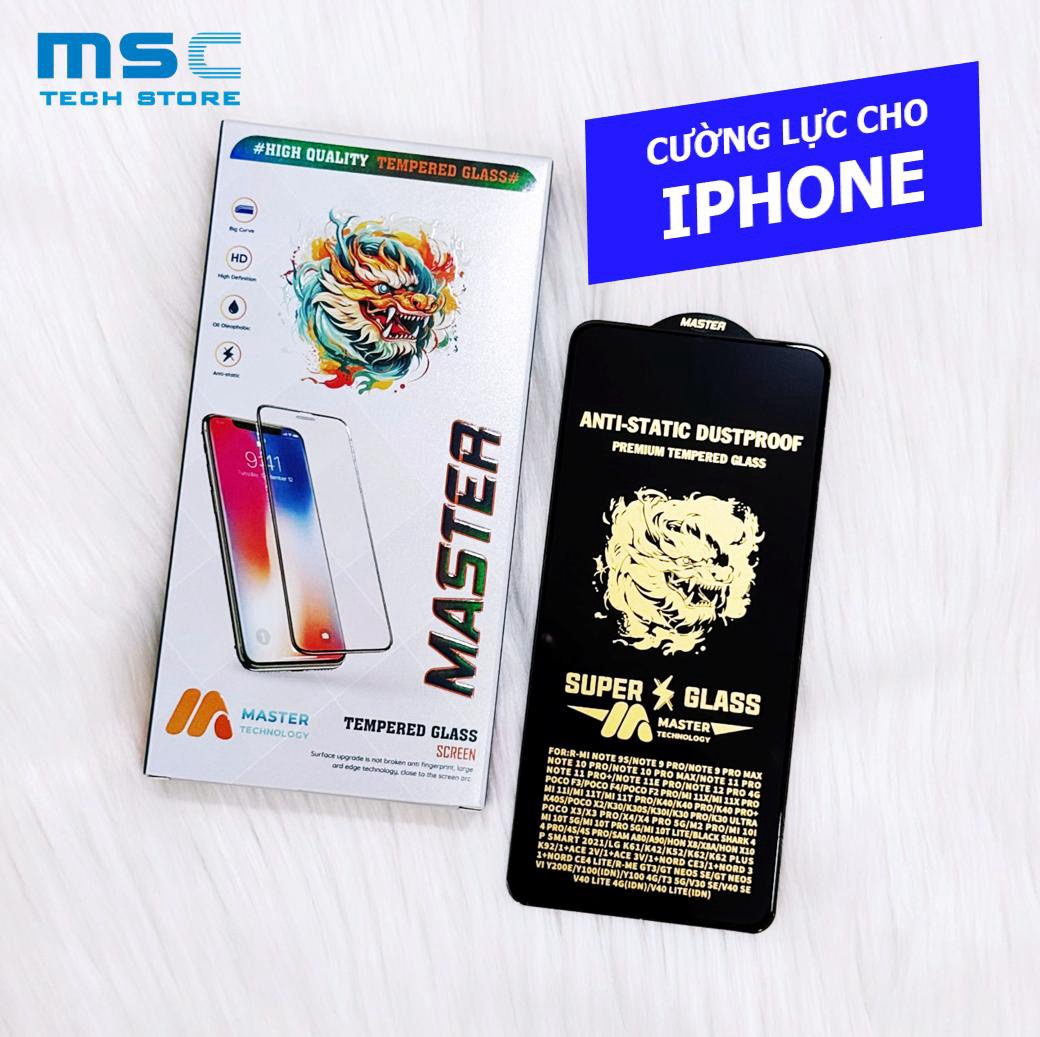 Kính cường lực Master Full viền cho Iphone 