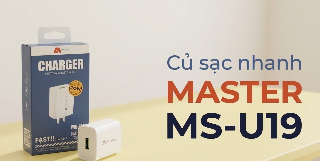 Củ sạc nhanh Master 20W MS-U19