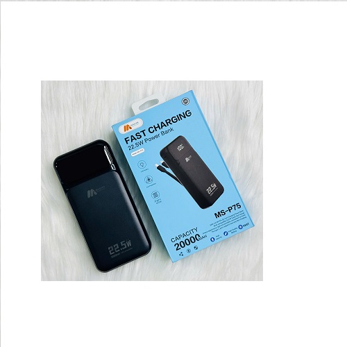 Sạc dự phòng Master 22.5W QC+PD MS-P75 20.000mAh  