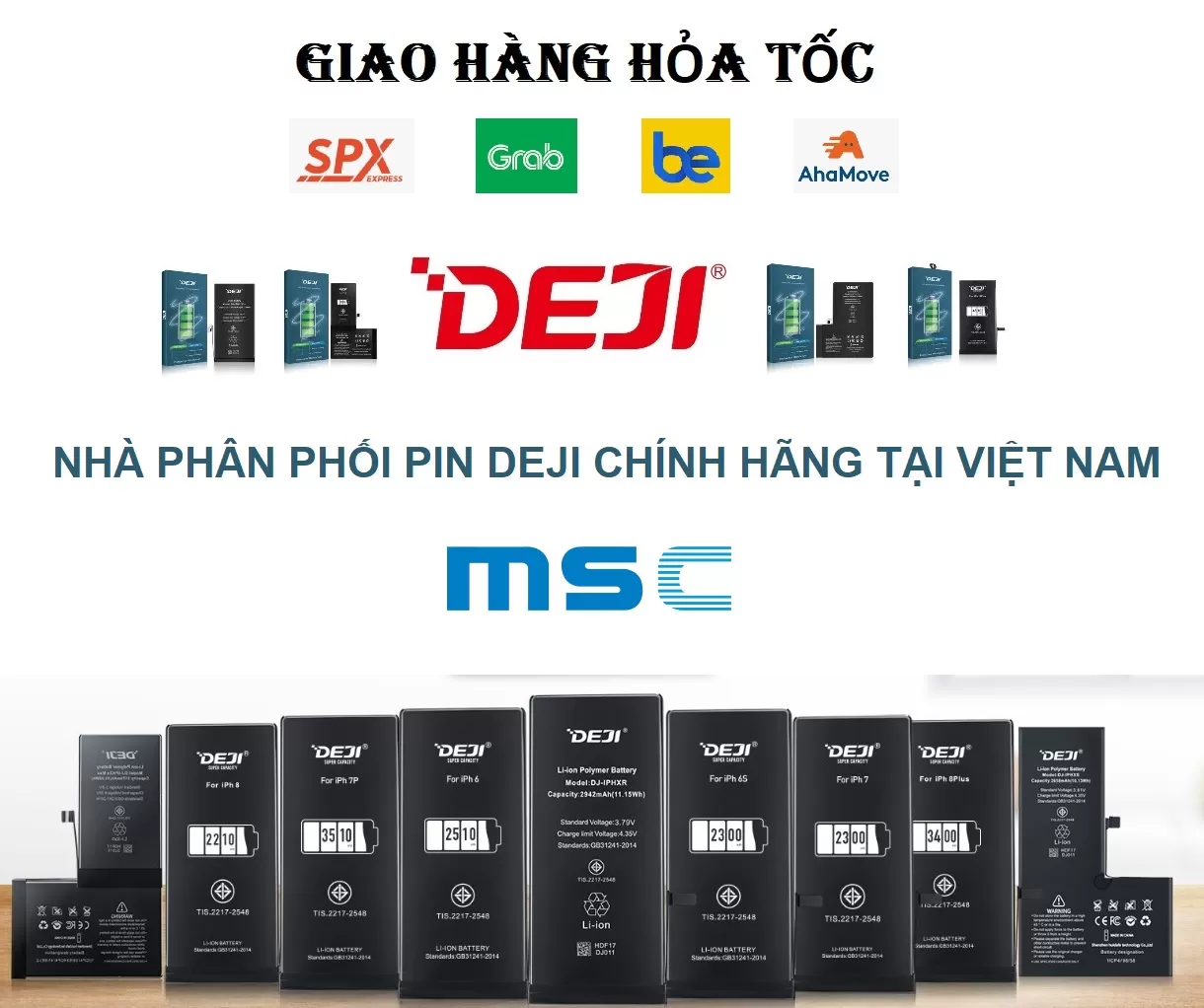 Pin XIAOMI DEJI